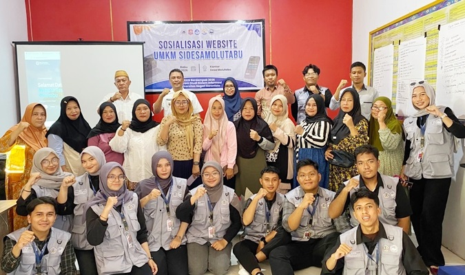 Mahasiswa KKN Berdampak Hadirkan Website Digital Desa SIDesamolutabu