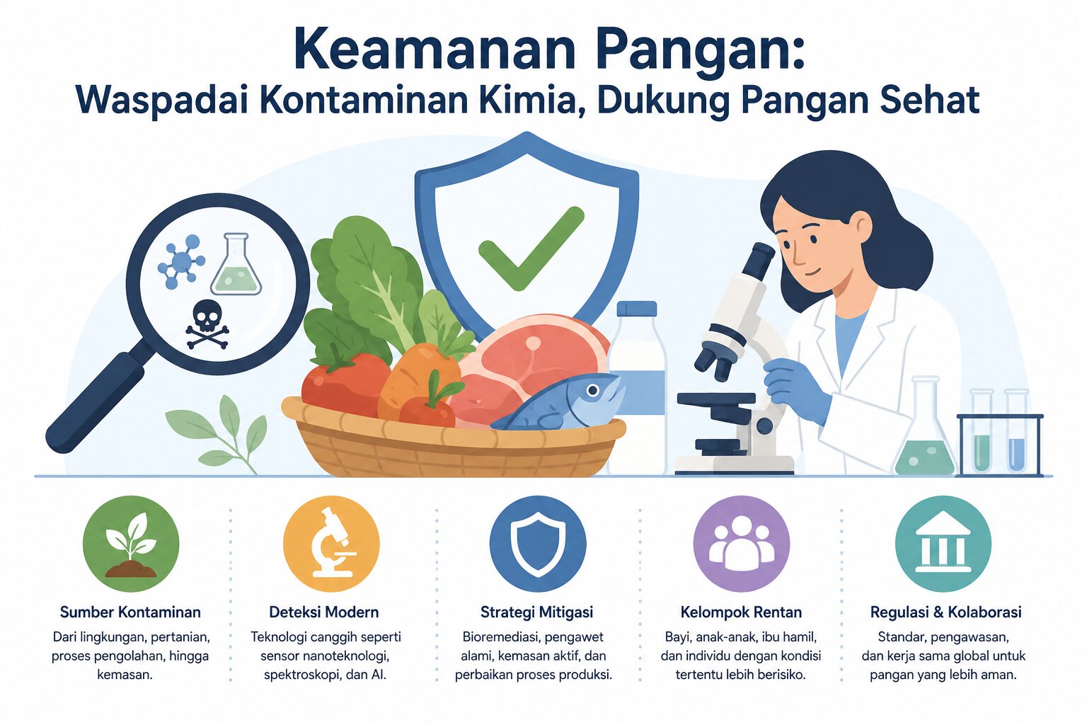Mengenal Kontaminan Kimia dalam Pangan dan Upaya Menjaga Keamanannya