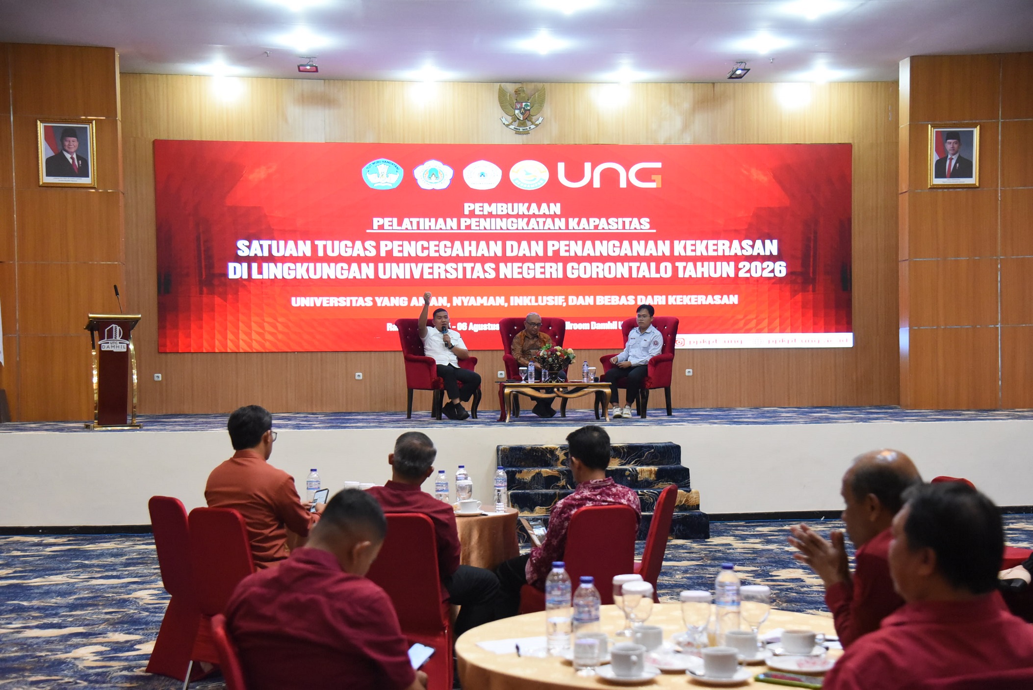 Perkuat Kampus Aman dan Bebas Kekerasan, UNG Tingkatkan Kapasitas Satgas PPKPT