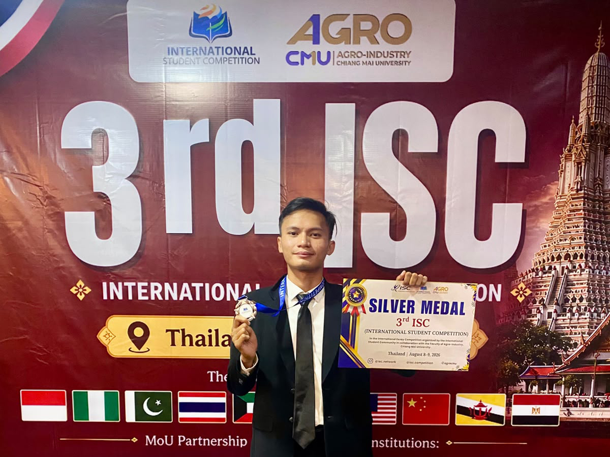 Mahasiswa Akuntansi FEB UNG Raih Silver Medal pada 3rd International Student Competition 2026 di Thailand