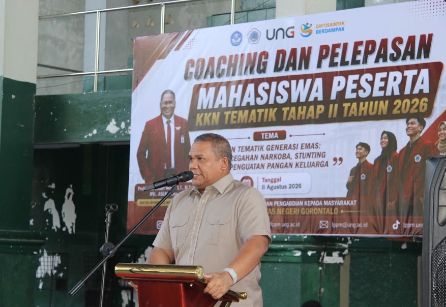 Bukan Formalitas, Rektor UNG Tekankan Program KKN Jadi Ruang Belajar dan Pengabdian Mahasiswa