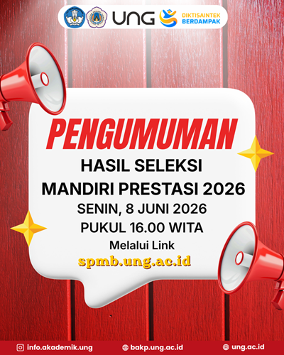Hasil Seleksi Mandiri Prestasi 2026 Universitas Negeri Gorontalo