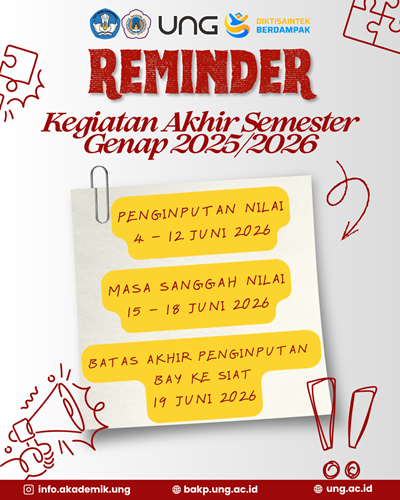 Informasi Kegiatan Akhir Semester Genap 2025/2026