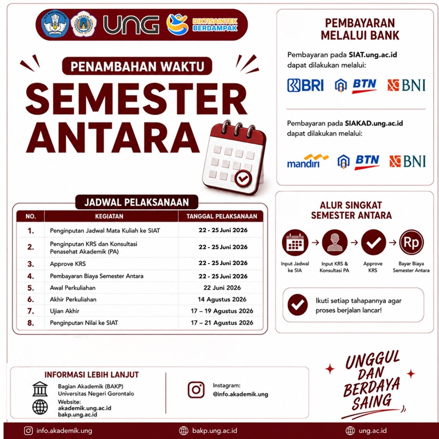 Perpanjang Masa Administrasi Semester Antara