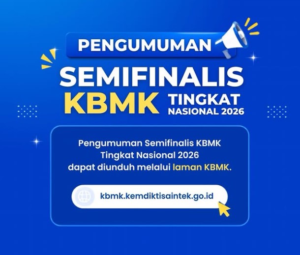 Direktorat Pembelajaran dan Kemahasiswaan Rilis Daftar Semifinalis KBMK Tingkat Nasional 2026