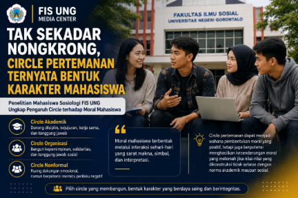 Penelitian Mahasiswa FIS Ungkap Circle Pertemanan Ternyata Bentuk Karakter Mahasiswa