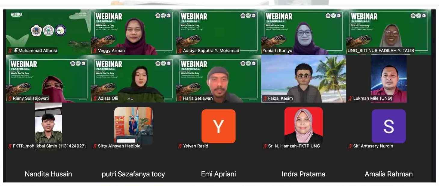 Webinar Nasional World Turtle Day Gaungkan Semangat Konservasi Penyu