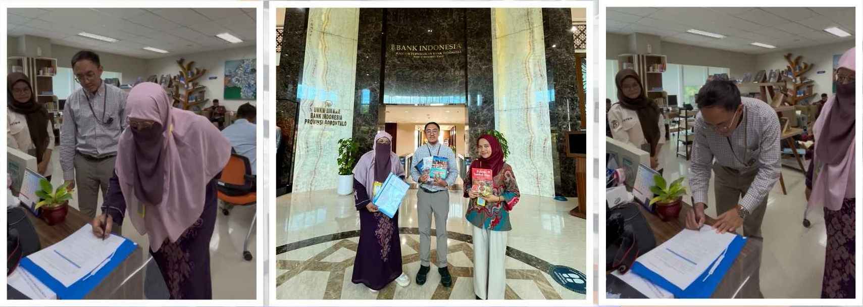 FKTP Serahkan Karya Ilmiah ke Perpustakaan Bank Indonesia Gorontalo