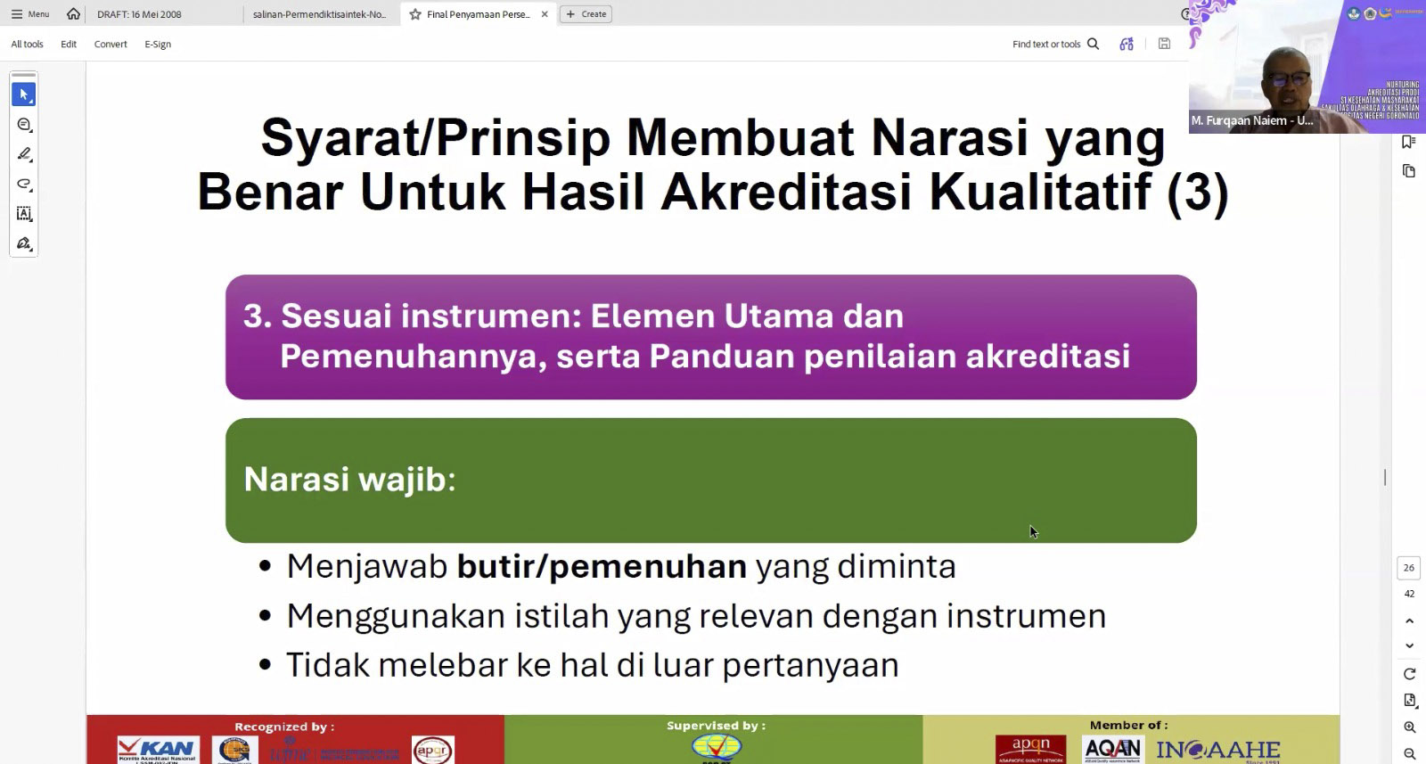 Fakultas Olahraga dan Kesehatan Perkuat Kesiapan Akreditasi Melalui Nurturing Bersama Asesor LAM-PTKes