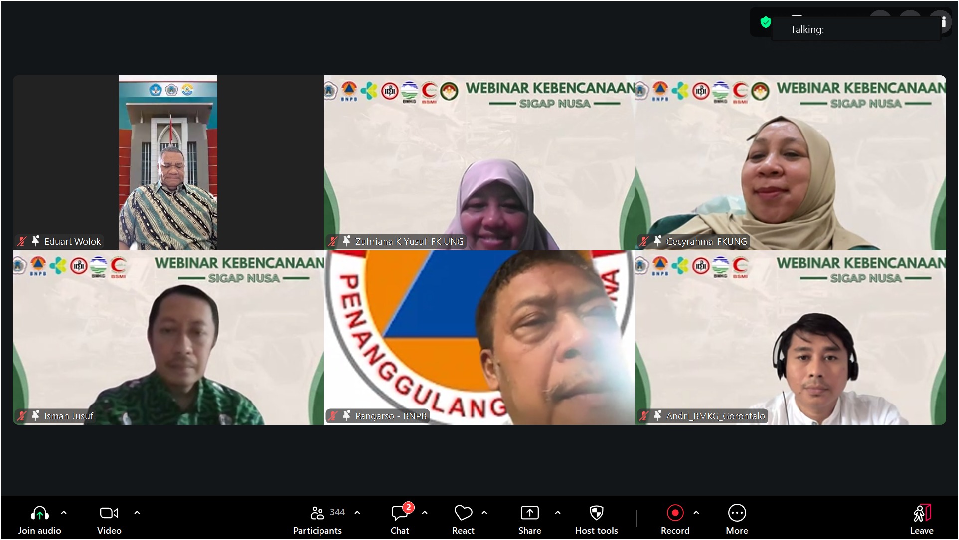 FK Gelar Webinar Kebencanaan Nasional Sigap Nusa, Perkuat Peran Tenaga Kesehatan Tanggap Bencana