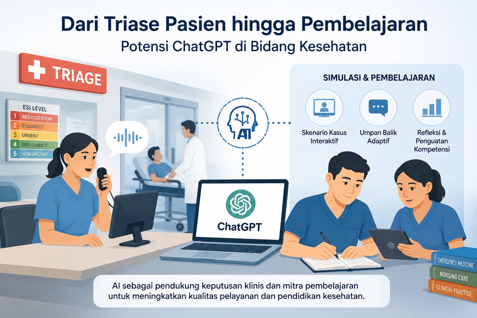 Dari Triase Pasien hingga Pembelajaran, Dosen UNG Bahas Potensi ChatGPT di Bidang Kesehatan