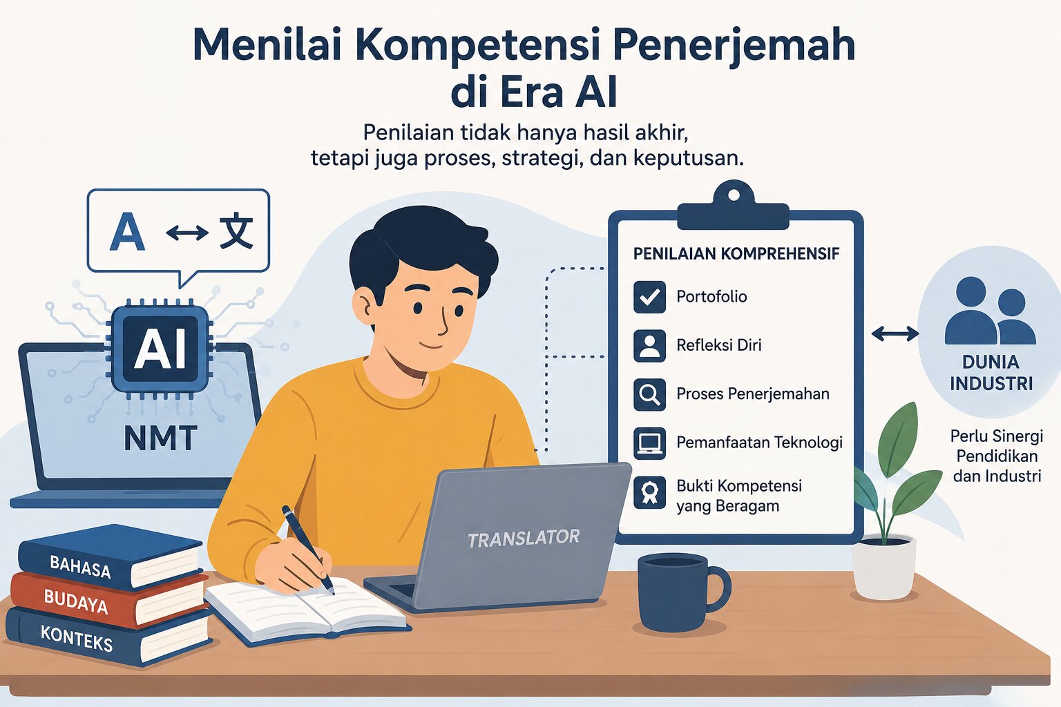 Menelaah Perkembangan Model Penilaian Kompetensi Penerjemahan di Era AI
