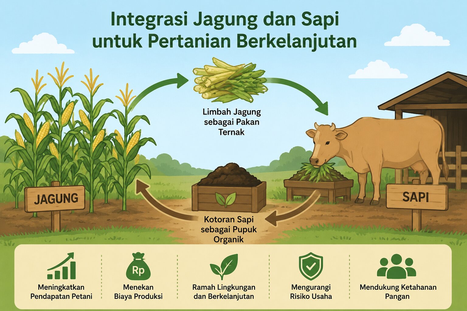 Peneliti UNG Ungkap Strategi Optimal Integrasi Jagung dan Sapi untuk Mendukung Pertanian Berkelanjutan di Gorontalo