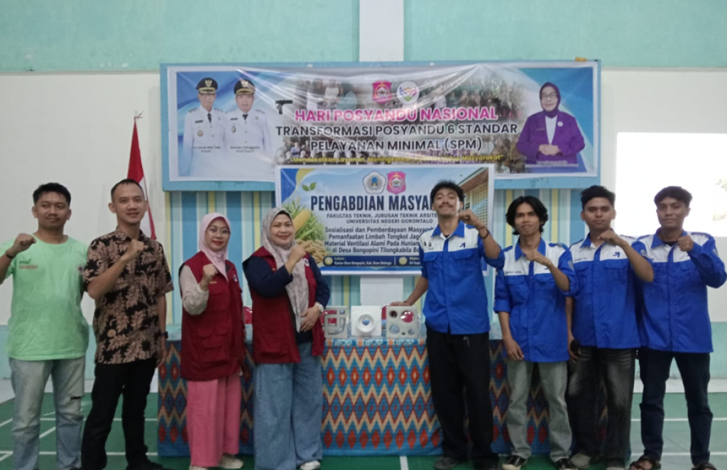 Perkenalkan Teknologi Eco-Cooler untuk Masyarakat, Peneliti UNG Hadirkan Solusi Rumah Sejuk Tanpa Listrik Dari Limbah Tongkol Jagung