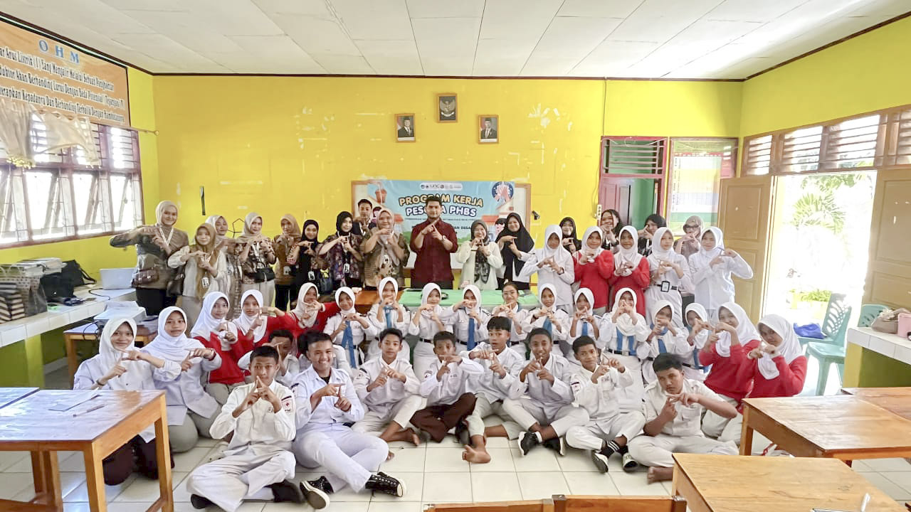 Targetkan Pelajar, Mahasiswa KKN-PK Pesona PHBS untuk Edukasi Hidup Bersih dan Sehat