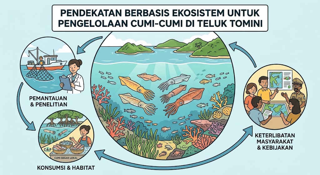 Pendekatan Berbasis Ekosistem untuk Pengelolaan Cumi-Cumi di Teluk Tomini